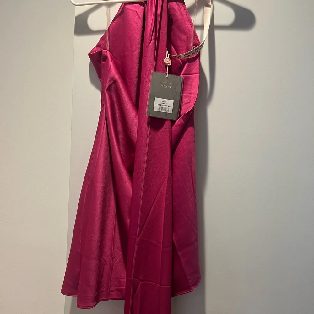 House of CB Pink Aida Hot Pink Mini Dress - Picture 4 of 4
